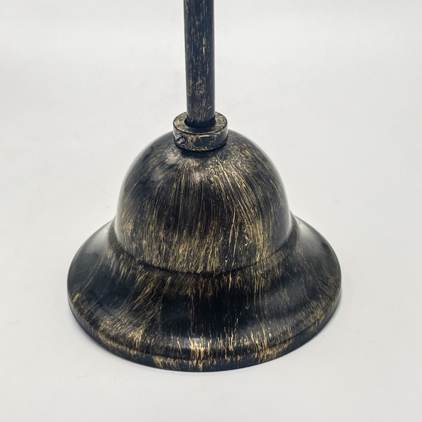 Candeeiro suspenso RETRO 2xE27/60W/230V bronze/pátina