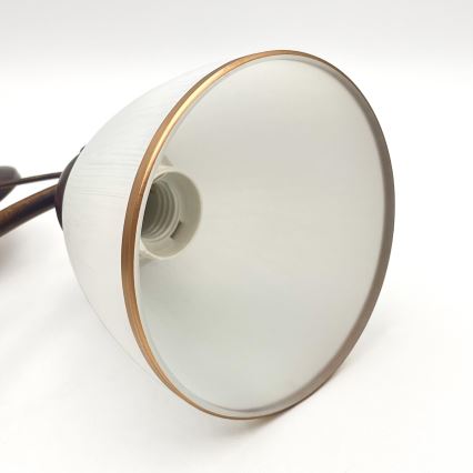 Candeeiro suspenso RETRO 2xE27/60W/230V cobre/pátina