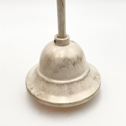 Candeeiro suspenso RETRO 2xE27/60W/230V dourado/pátina