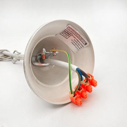 Candeeiro suspenso RETRO 2xE27/60W/230V dourado/pátina