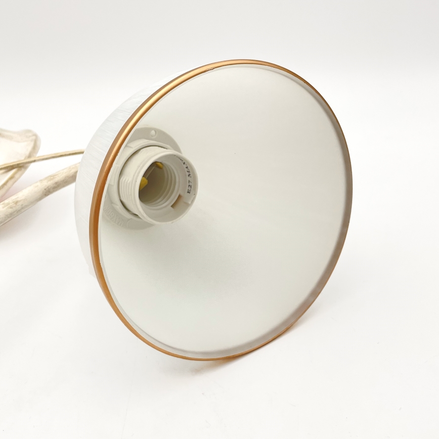 Candeeiro suspenso RETRO 2xE27/60W/230V dourado/pátina