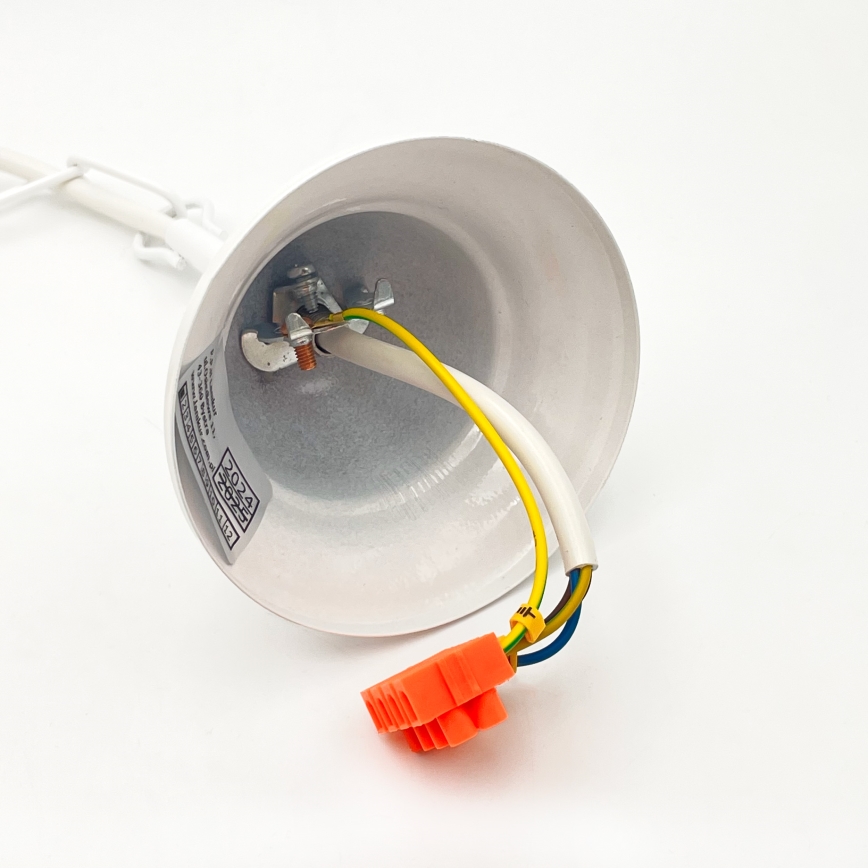 Candeeiro suspenso RETRO 3xE27/60W/230V branco/colorido