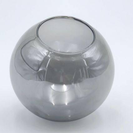 Candeeiro suspenso ROLLO 1xE14/5W/230V cromado mate/fumado