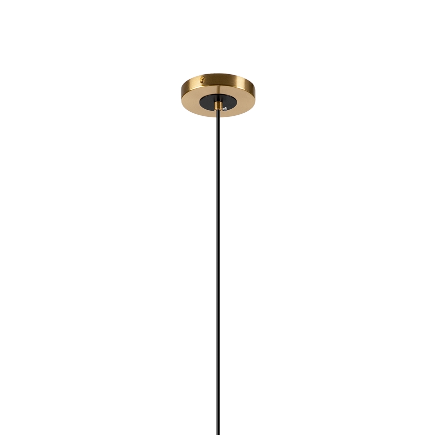 Candeeiro suspenso ROLLO 3xE14/5W/230V dourado/fumado bege