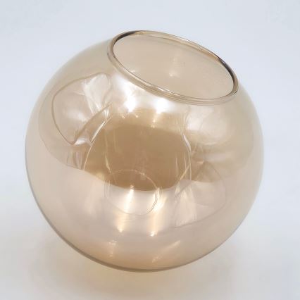 Candeeiro suspenso ROLLO 8xE14/5W/230V dourado/fumado bege