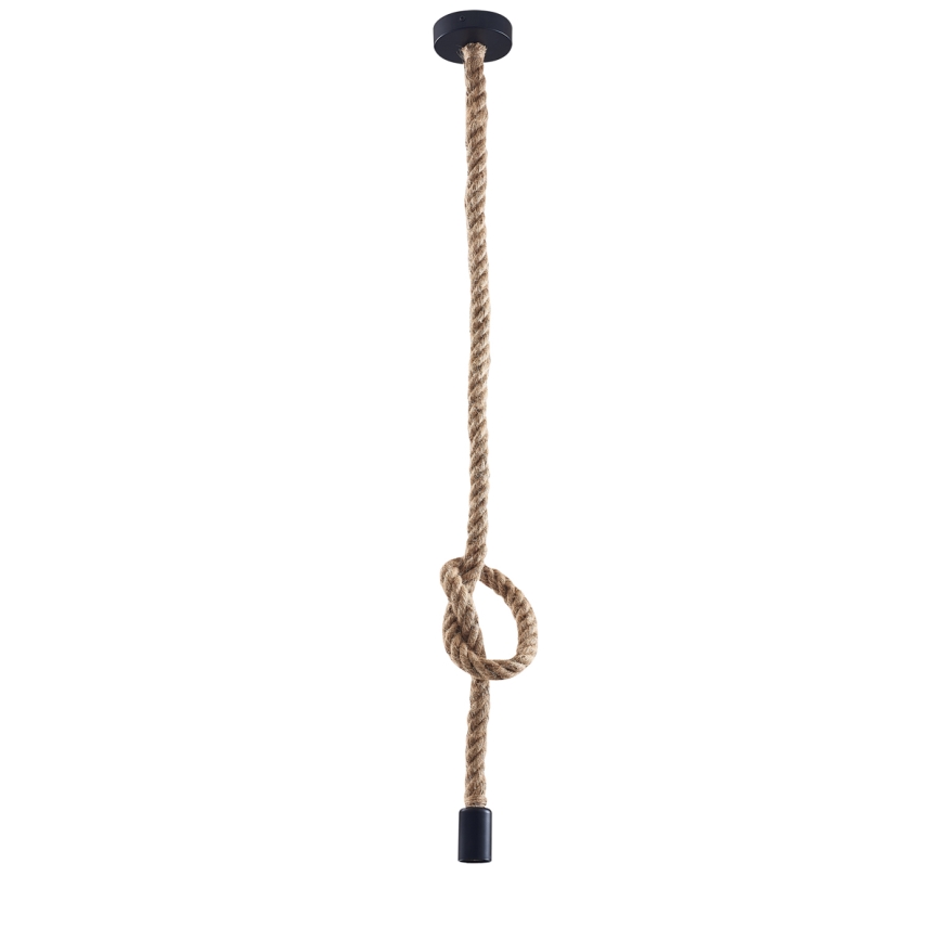 Candeeiro suspenso ROPE 1xE27/12W/230V