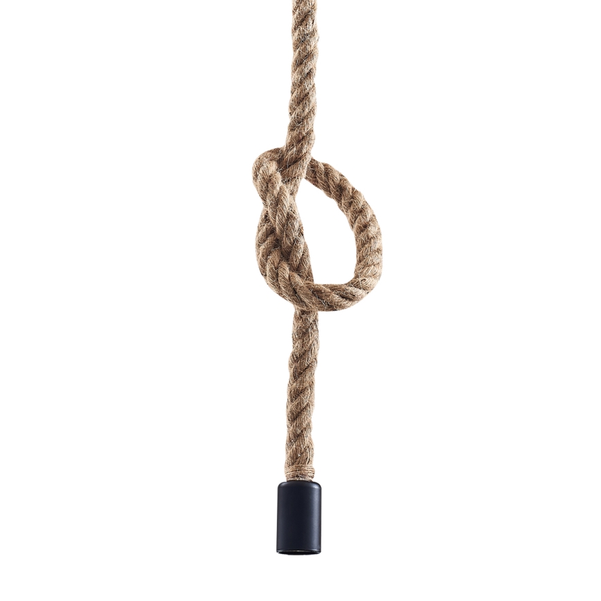 Candeeiro suspenso ROPE 1xE27/12W/230V