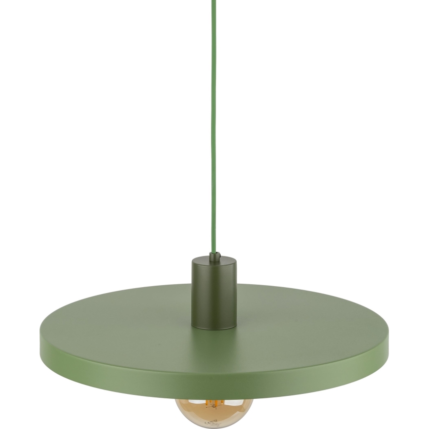 Candeeiro suspenso SILA 1xE27/15W/230V diâmetro 40 cm verde