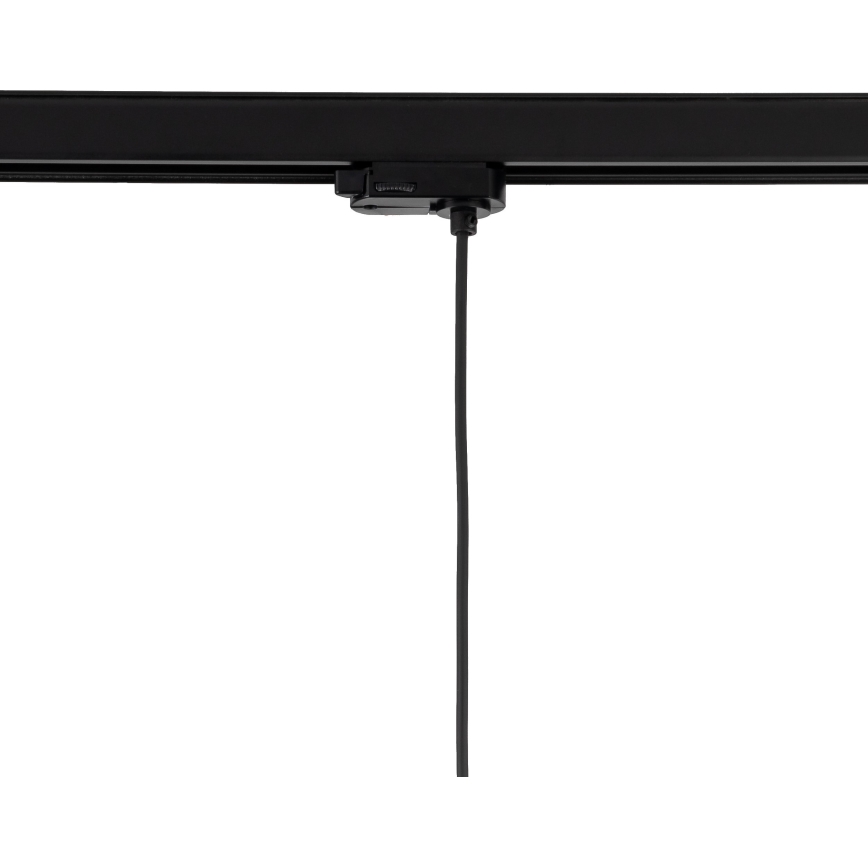 Candeeiro suspenso para sistema de carril trifásico TRACER 1xE27/15W/230V diâmetro 20 cm preto/cinzento