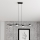 Candeeiro suspenso SORA 4xGX53/12W/230V preto