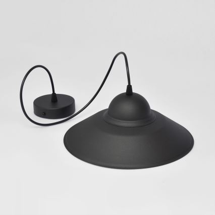 Candeeiro suspenso SORAPIS 1xE27/15W/230V preto