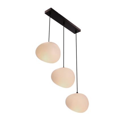 Candeeiro suspenso STONES 3xE27/40W/230V