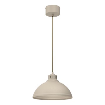 Candeeiro suspenso SVEN 1xE27/15W/230V bege