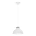 Candeeiro suspenso SVEN 1xE27/15W/230V branco