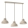Candeeiro suspenso SVEN 3xE27/15W/230V bege