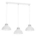 Candeeiro suspenso SVEN 3xE27/15W/230V branco
