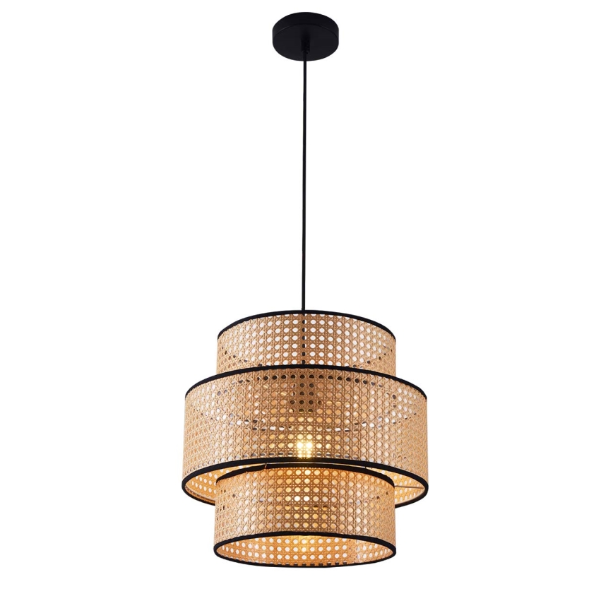 Candeeiro suspenso TAKARA 1xE27/20W/230V diâmetro 40 cm bege