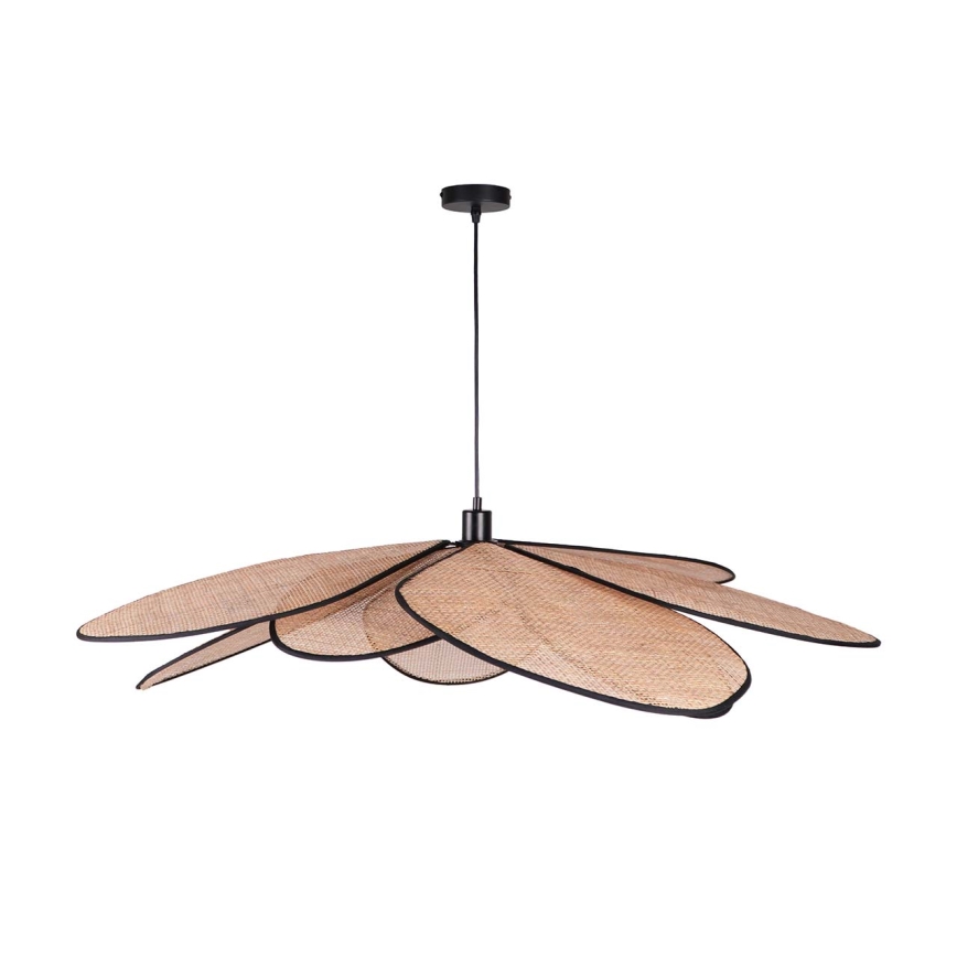 Candeeiro suspenso TOBAGO 1xE27/20W/230V diâmetro 100 cm bege