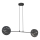 Candeeiro suspenso XOTIC 2xE27/15W/230V preto