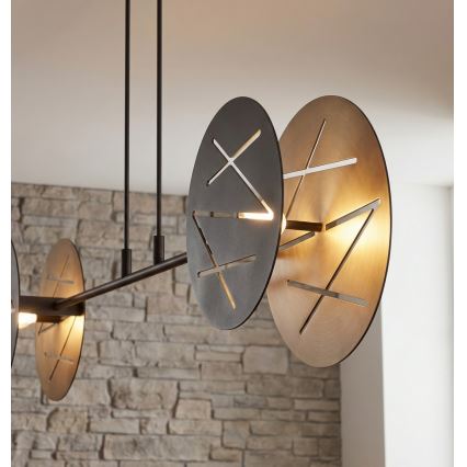 Candeeiro suspenso XOTIC 2xE27/15W/230V preto