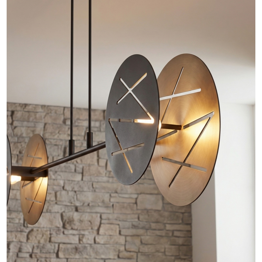 Candeeiro suspenso XOTIC 2xE27/15W/230V preto
