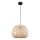 Candeeiro suspenso ZANZIBAR 1xE27/20W/230V diâmetro 35 cm bambu