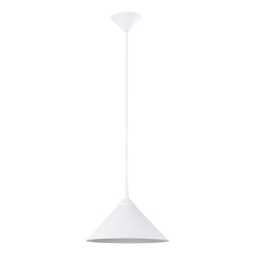 Candeeiro suspenso ZUMA 1xE27/15W/230V diâmetro 30 cm branco