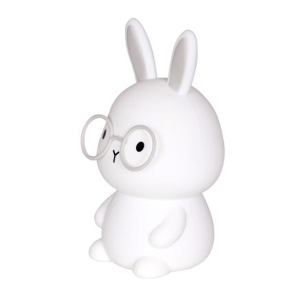 Candeeiro tátil infantil LED RGBW regulável FLORKA LED/1W/5V USB 1200 mAh cinzento