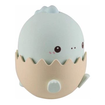 Candeeiro tátil LED RGBW com regulação para crianças táctil BABY DINO LED/0,75W/5V 1200mAh azul