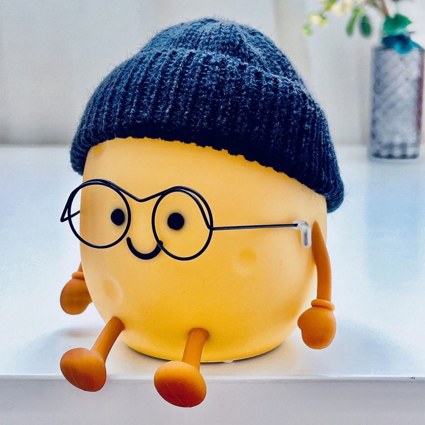 Candeeiro tátil LED RGBW regulável para crianças POTATO LED/2W/5V USB 1200 mAh