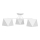 Candelabro ADAMANT 3xE27/15W/230V branco