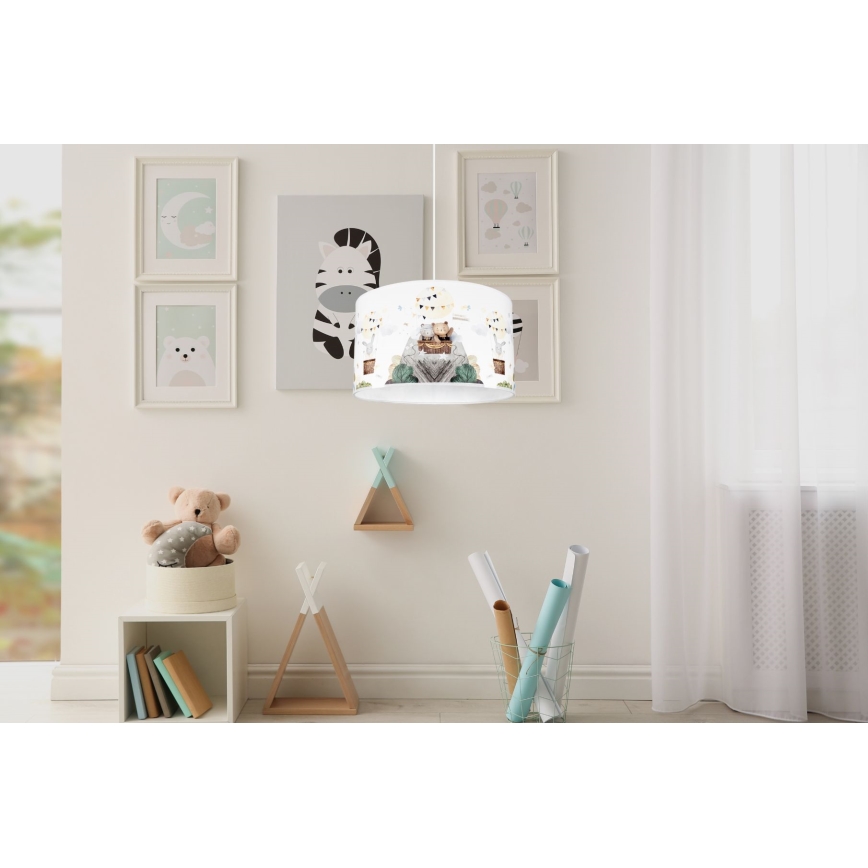 Candelabro de criança BEARS 1xE27/60W/230V