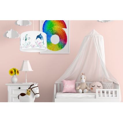 Candelabro de criança OCEAN 1xE27/60W/230V