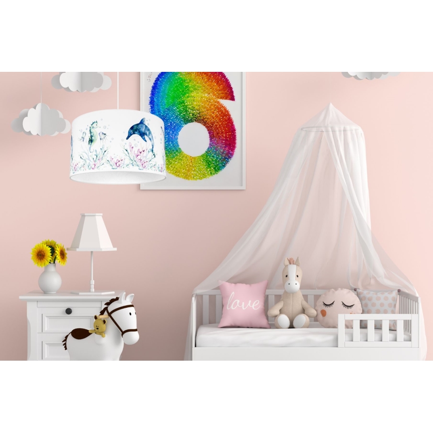 Candelabro de criança OCEAN 1xE27/60W/230V