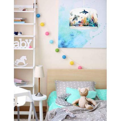 Candelabro de criança OCEAN 1xE27/60W/230V