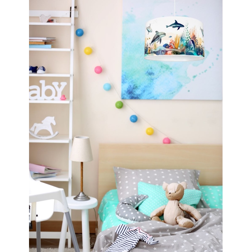 Candelabro de criança OCEAN 1xE27/60W/230V