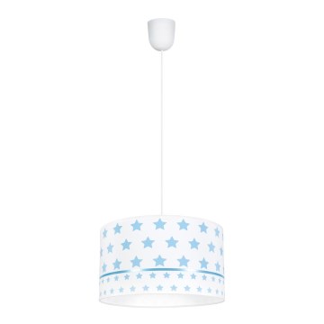 Candelabro de criança PIKKI 1xE27/60W/230V azul