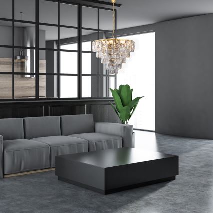 Candelabro de cristal de corrente CHELSEA 6xE14/40W/230V