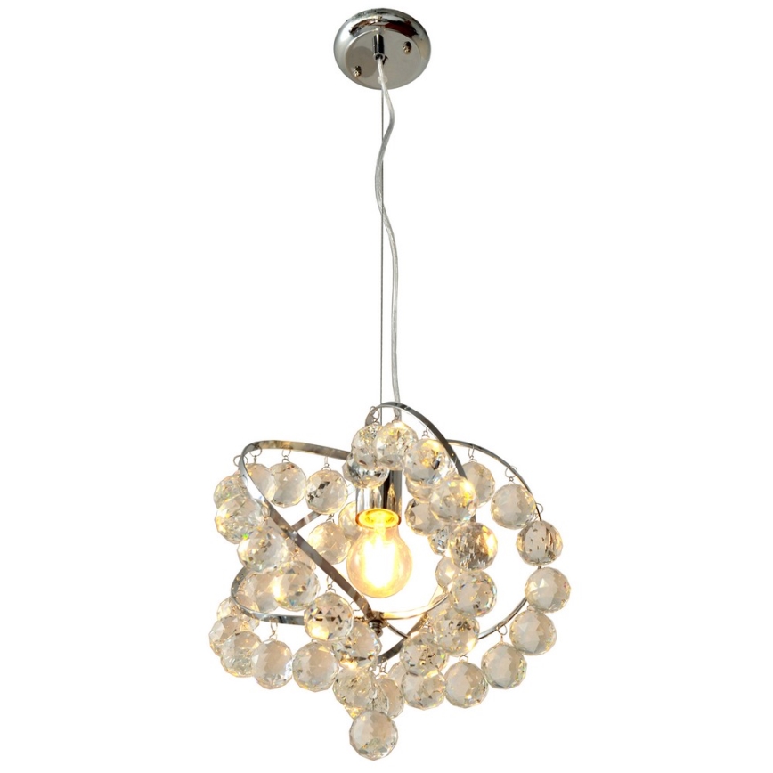 Candelabro de cristal num fio VIOLETA 1xE27/15W/230V