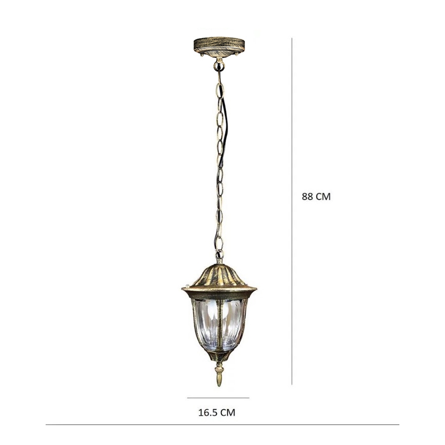 Candelabro exterior FLORENCJA 1xE27/20W/230V IP43