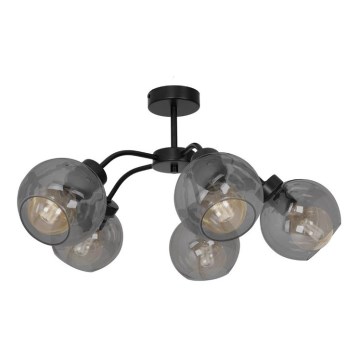 Candelabro fixo SOFIA 5xE27/60W/230V preto