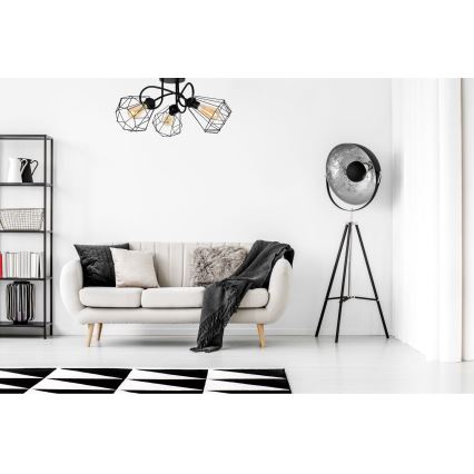 Candelabro integrado DIAMENT 3xE27/60W/230V