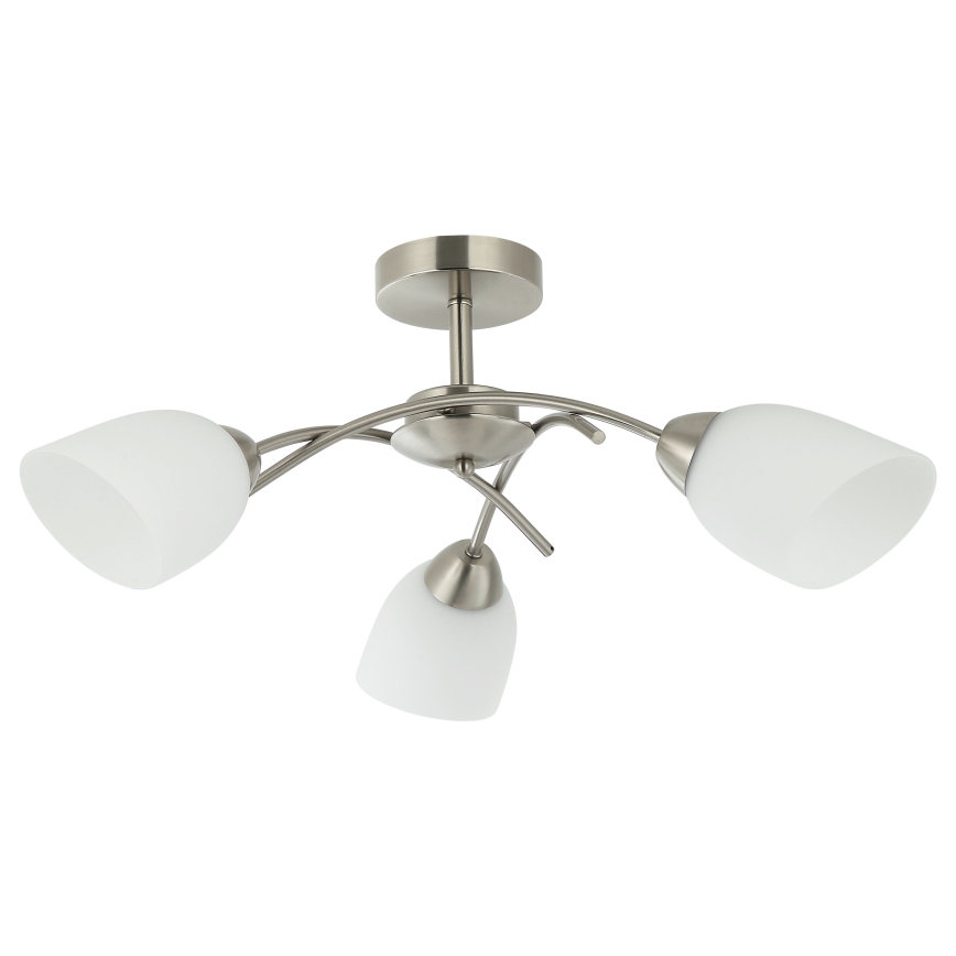 Candelabro integrado DONNA 3xE27/60W/230V níquel