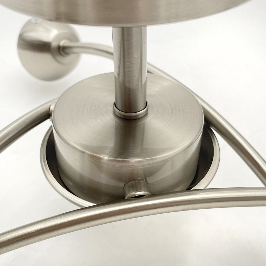 Candelabro integrado DONNA 3xE27/60W/230V níquel