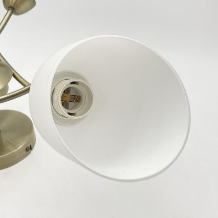 Candelabro integrado DONNA 3xE27/60W/230V pátina