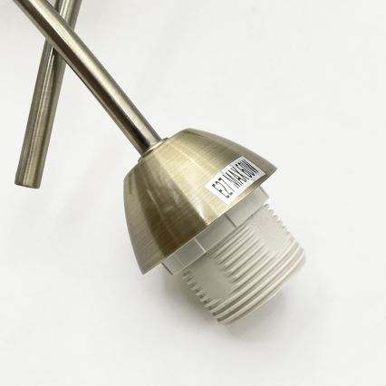 Candelabro integrado DONNA 3xE27/60W/230V pátina