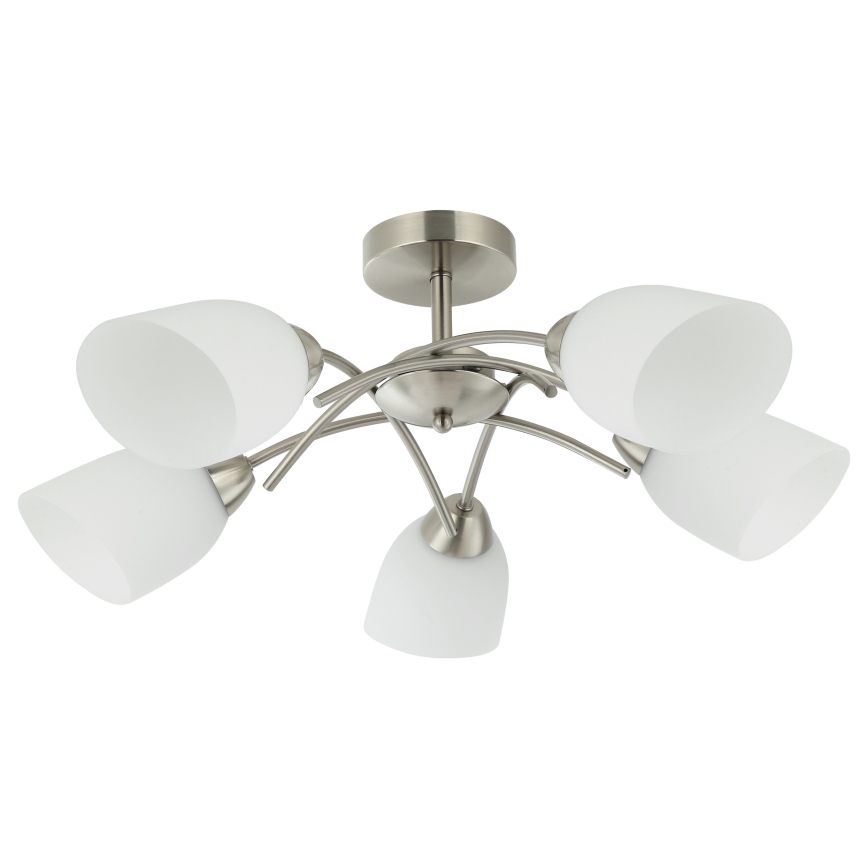 Candelabro integrado DONNA 5xE27/60W/230V níquel