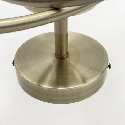 Candelabro integrado DONNA 5xE27/60W/230V pátina