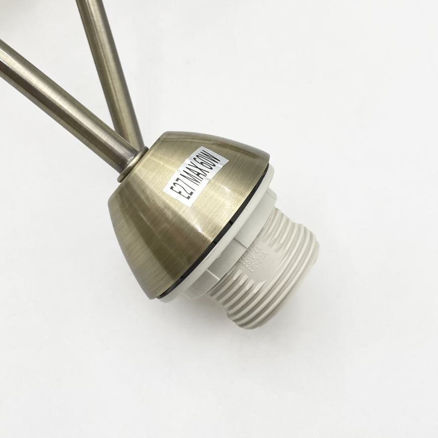 Candelabro integrado DONNA 5xE27/60W/230V pátina