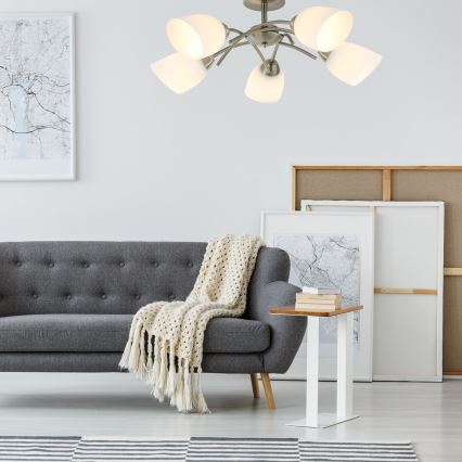 Candelabro integrado DONNA 5xE27/60W/230V pátina